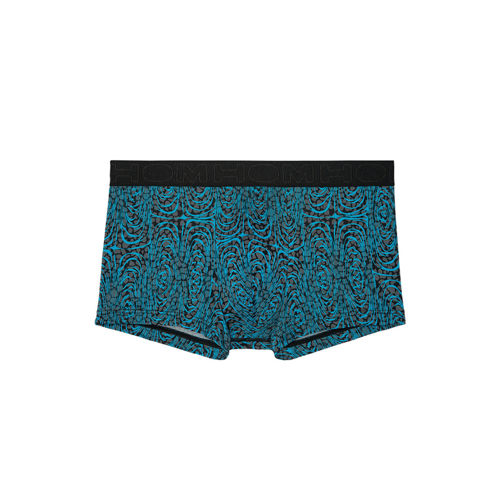 Hom Men Colin Printed Trunks Turquoise Print Size M